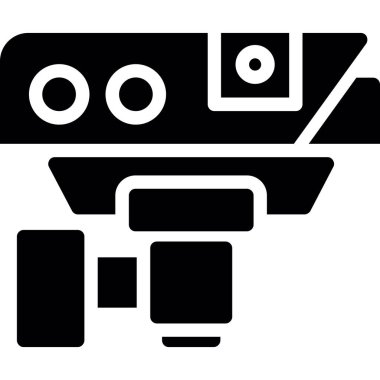 Kamera. Web simgesi basit illüstrasyon