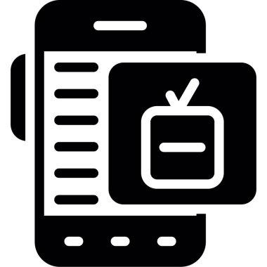 Mobil kutsal kişilerin resmi, vektör çizim