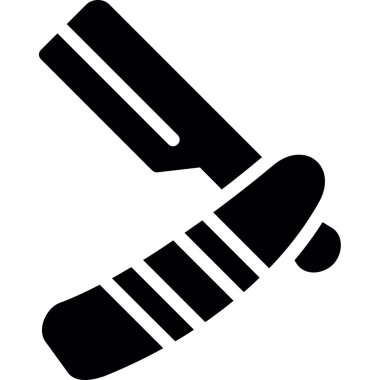 buz hokeyi çubuğu simgesi, vektör illüstrasyonu