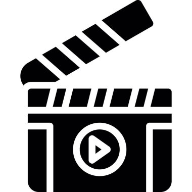 video simgesi vektör illüstrasyonu