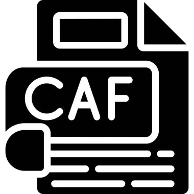 dosya biçimi simgesi, vektör illüstrasyonu