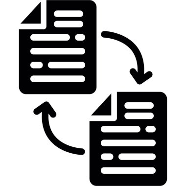 dosya dizini simgesi, vektör illüstrasyonu