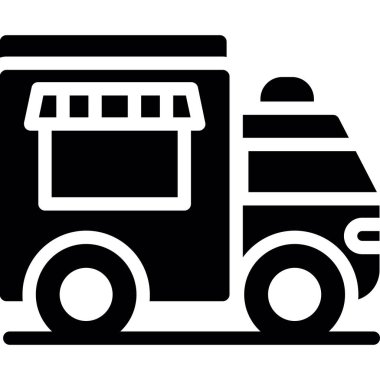 dağıtım kamyonu çizimi