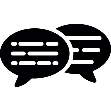 konuşma balonları simgesi, vektör