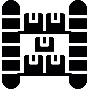 Araba servisi. Basit illüstrasyon