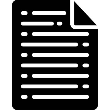 Dosya. Web simgesi basit illüstrasyon