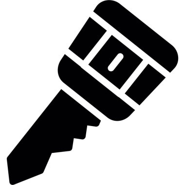 Anahtar simgesinin vektör illüstrasyonu