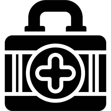 İlk yardım kiti simgesi, basit tarzı