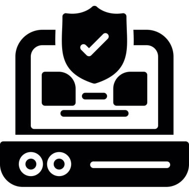 işaretleme simgesine sahip dizüstü bilgisayar, özet biçimi