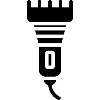 Elektrikli tornavida ikonu. Beyaz arkaplanda izole edilmiş web tasarımı için elektrikli tornavida vektör simgesinin basit çizimi