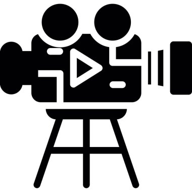 Sinema kamerası film simgesi