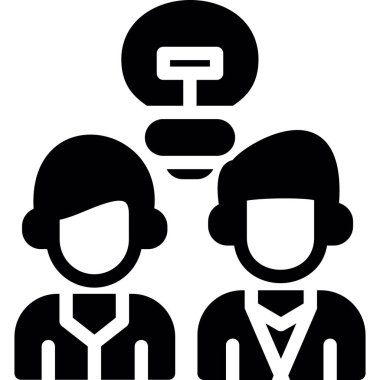 iş takımı vektör simgesi