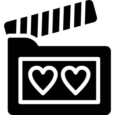 film kamerası simgesi, vektör illüstrasyonu