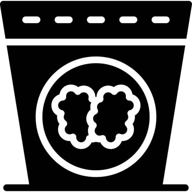 Yemek pişirme simgesinin vektör illüstrasyonu