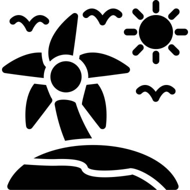 Kumsal. Web simgesi basit illüstrasyon