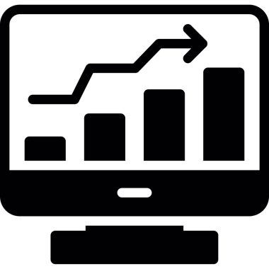 ticari veri grafik simgesi
