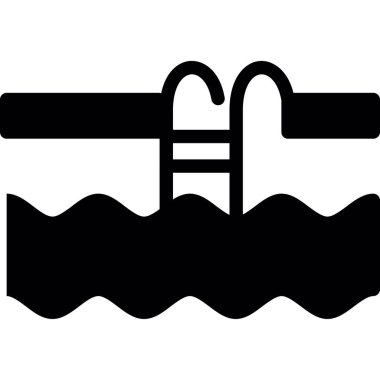 Su. Web simgesi basit illüstrasyon