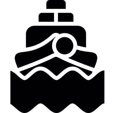 Tekne. Web simgesi basit illüstrasyon