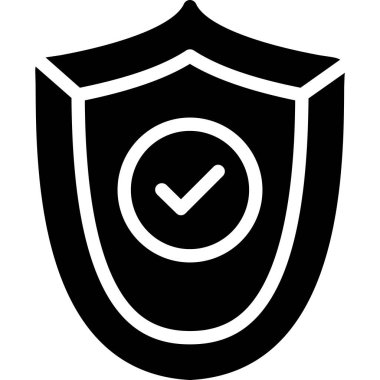 Kalkan vektör simgesi. Basit tasarım çizimi beyaz arkaplanda izole edildi.