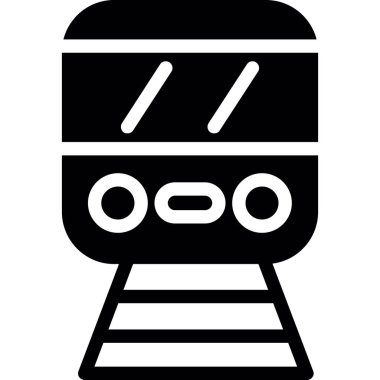 tren simgesi vektör illüstrasyonu