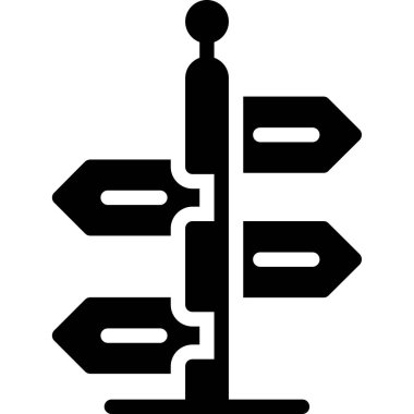 ok simgesi, vektör illüstrasyonu beyaz arkaplanda izole edildi