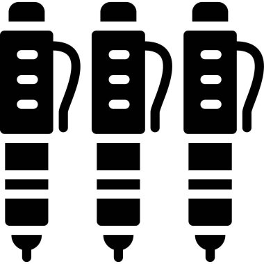 kahve sıcak ikonu ana hatlarıyla