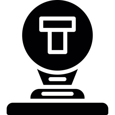 Ampul. Simge tasarımı. vektör.