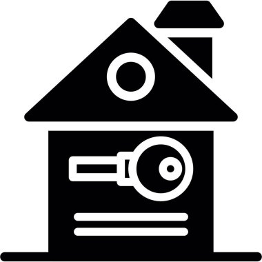 ev evi simgesi katı stil