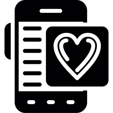 cep telefonu ikonu vektör illüstrasyonu