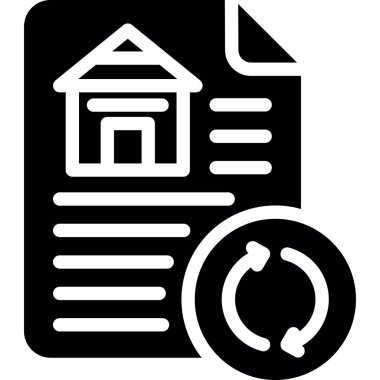 Bir ev simgesini vektör çizim