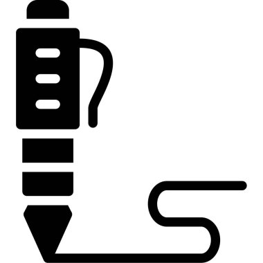 benzin istasyonu simgesi, vektör illüstrasyonu