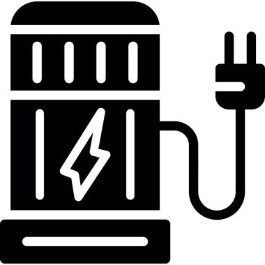 pil simgesi. Web için basit pil vektör simgeleri çizimi