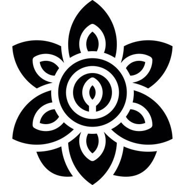 Çiçek süsleme vektörü