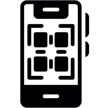 cep telefonu simgesi. Beyaz arkaplanda izole edilmiş web tasarımı için akıllı telefon vektör simgesi