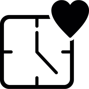 Bir kalbin vektör illüstrasyonu