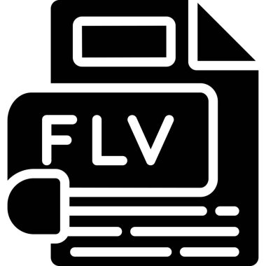 dosya biçimi simgesi, vektör illüstrasyonu