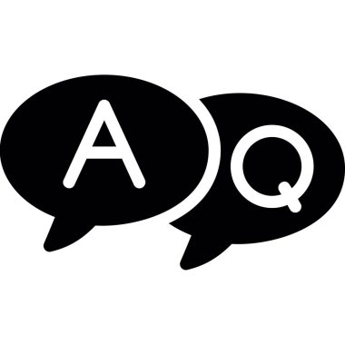 q modayla izole edilmiş arkaplan simgesi