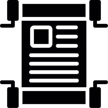 belge kağıt dosya simgesi ana hat biçiminde