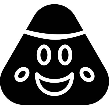 Şirin bir çizgi film karakterinin vektör çizimi