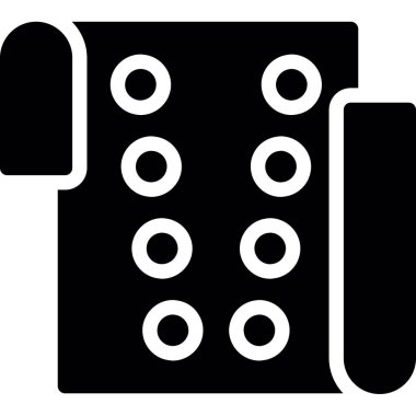 zar. Web simgesi basit tasarım