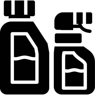 Şişe. Web simgesi basit illüstrasyon