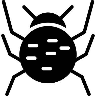 böcek simge vektör çizim