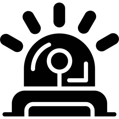 Alarm! Web simgesi basit illüstrasyon