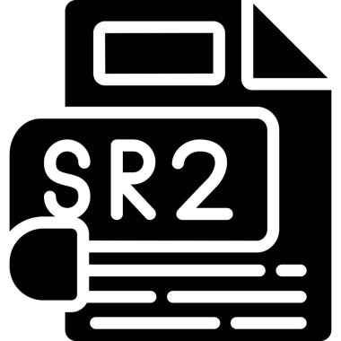 dosya biçimi simgesi, vektör illüstrasyonu