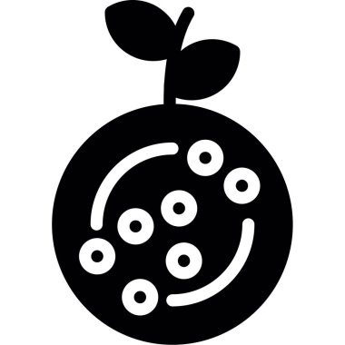 Meyve. Web simgesi basit tasarım