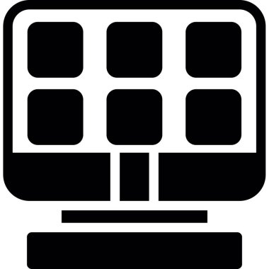 Bilgisayar klavye simgesini, vektör çizim