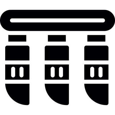 Çince fan simgesi, basit vektör illüstrasyonu