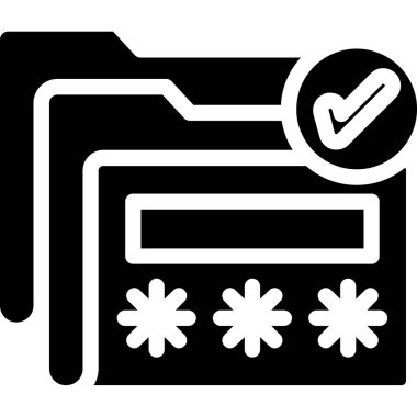 kontrol listesi simgesi, basit vektör illüstrasyonu