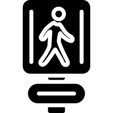 Yaya geçiş yolu simgesi