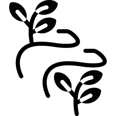 bitki ikonu. vektör biçimi